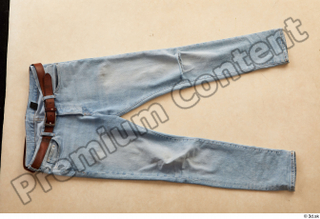 Clothes  222 blue jeans brown belt casual 0001.jpg